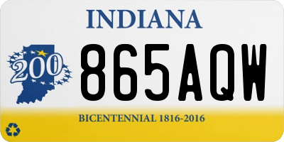 IN license plate 865AQW