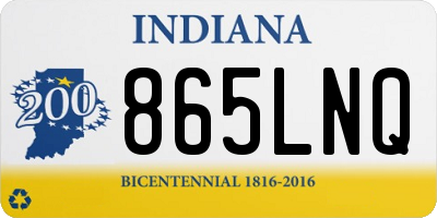 IN license plate 865LNQ