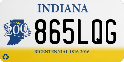 IN license plate 865LQG