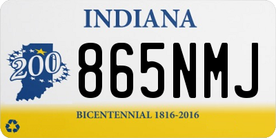 IN license plate 865NMJ