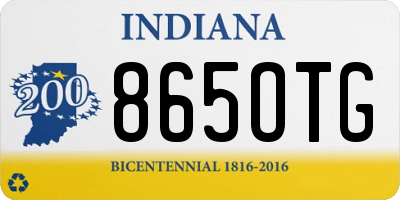 IN license plate 865OTG