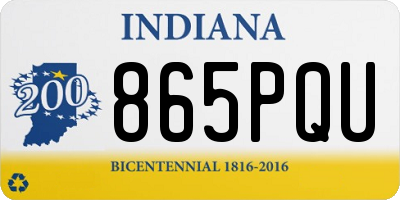 IN license plate 865PQU