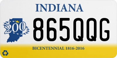 IN license plate 865QQG