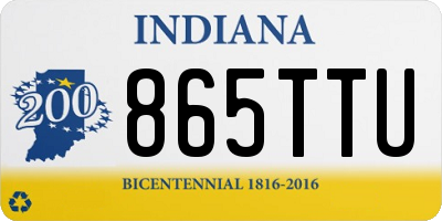 IN license plate 865TTU