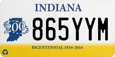 IN license plate 865YYM