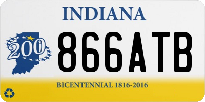 IN license plate 866ATB