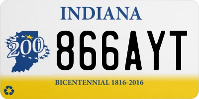 IN license plate 866AYT