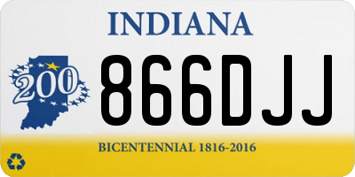 IN license plate 866DJJ