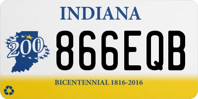IN license plate 866EQB