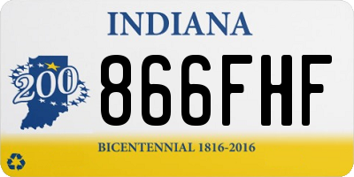 IN license plate 866FHF