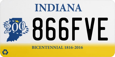 IN license plate 866FVE