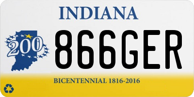 IN license plate 866GER