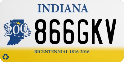 IN license plate 866GKV