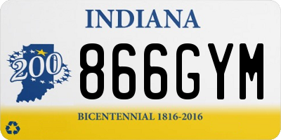 IN license plate 866GYM