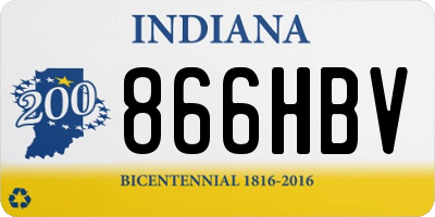 IN license plate 866HBV