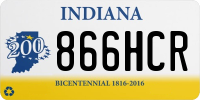 IN license plate 866HCR