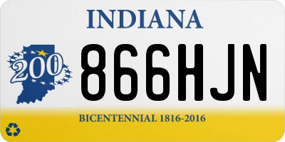 IN license plate 866HJN