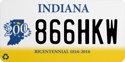 IN license plate 866HKW