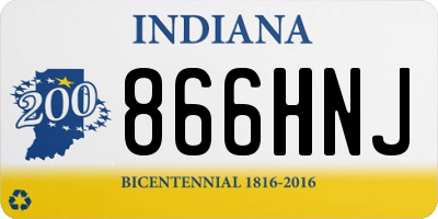 IN license plate 866HNJ