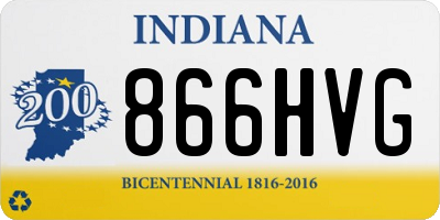 IN license plate 866HVG