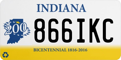 IN license plate 866IKC