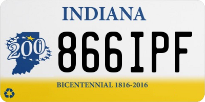 IN license plate 866IPF