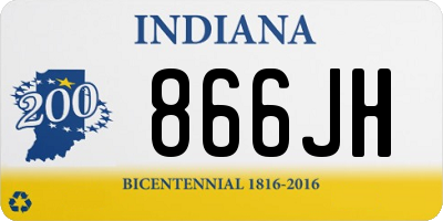 IN license plate 866JH