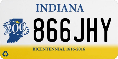 IN license plate 866JHY