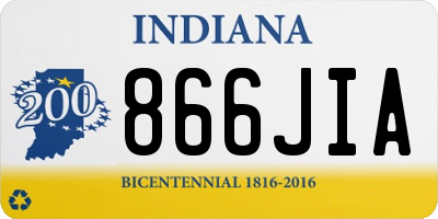 IN license plate 866JIA