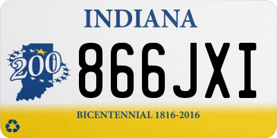 IN license plate 866JXI