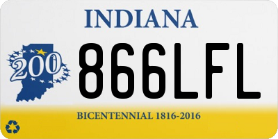 IN license plate 866LFL