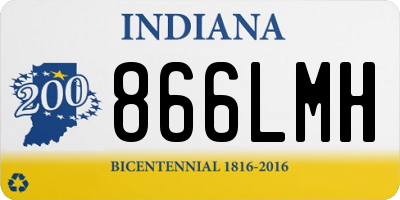 IN license plate 866LMH