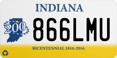 IN license plate 866LMU