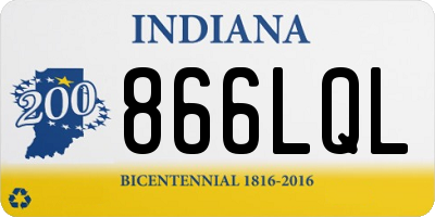 IN license plate 866LQL