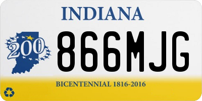 IN license plate 866MJG
