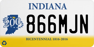 IN license plate 866MJN
