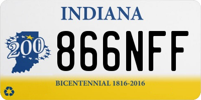 IN license plate 866NFF