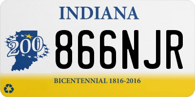 IN license plate 866NJR