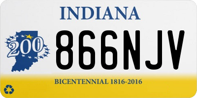 IN license plate 866NJV
