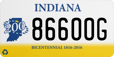 IN license plate 866OOG
