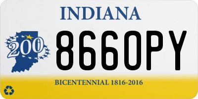 IN license plate 866OPY