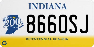 IN license plate 866OSJ