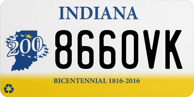 IN license plate 866OVK