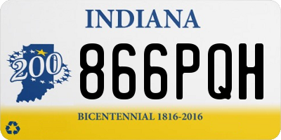 IN license plate 866PQH