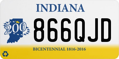 IN license plate 866QJD