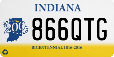 IN license plate 866QTG