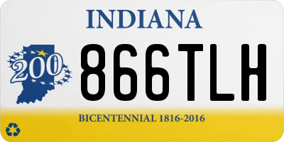 IN license plate 866TLH