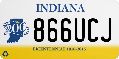 IN license plate 866UCJ