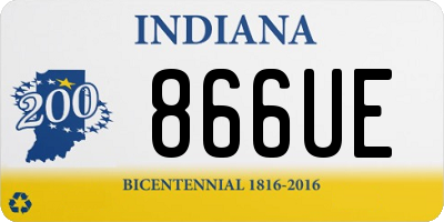 IN license plate 866UE