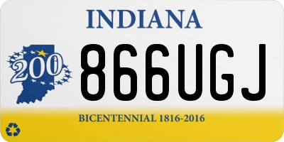 IN license plate 866UGJ